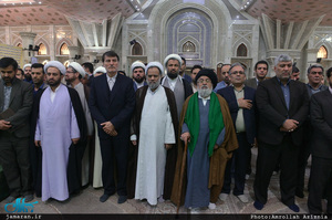 تجدید میثاق مسئولان شهرستان بهارستان با آرمان های حضرت امام(س)