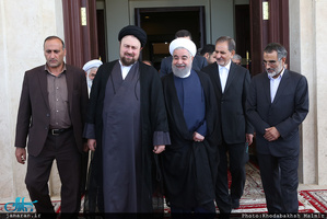 تجدید میثاق رئیس جمهور و هیات دولت با آرمان حضرت امام(س) 