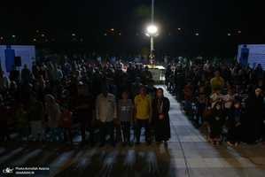 مراسم جشن شب عید غدیر در جوار حرم مطهر بنیانگذار جمهوری اسلامی ایران
