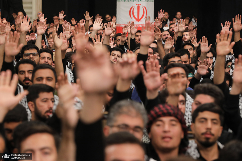 عزاداری هیئت‌های دانشجویی به مناسبت اربعین در حسینیه امام خمینی