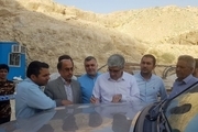 بازدید مشاور وزیر راه از آزادراه لامرد-پارسیان و تونل گردنه شهید باقری
