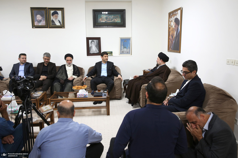 دیدار وزیر و معاونین وزارت ارتباطات با سید حسن خمینی