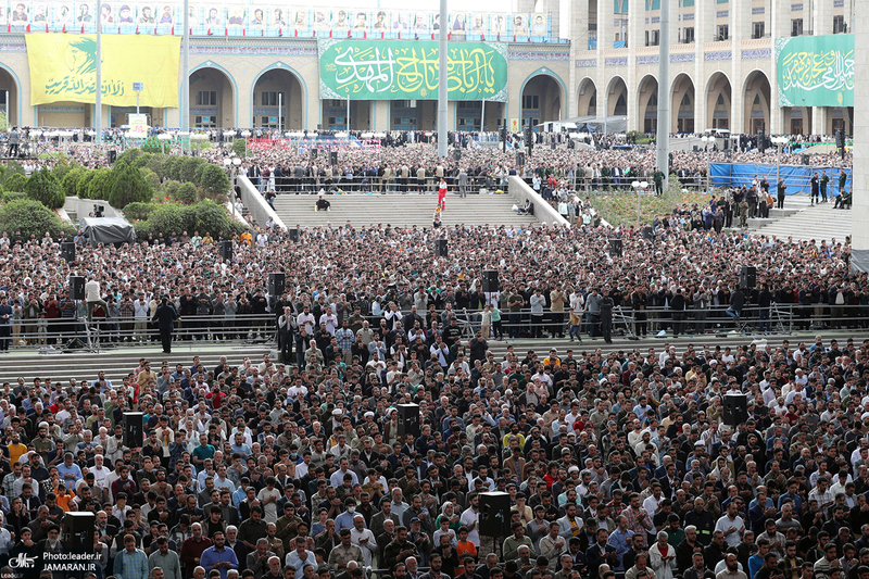 اقامه نماز عید سعید فطر به امامت رهبر معظم انقلاب