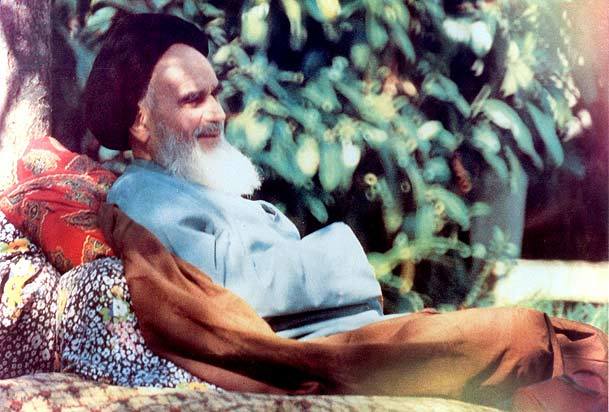 یادگاری امام روی کارت پستال یک آلمانی