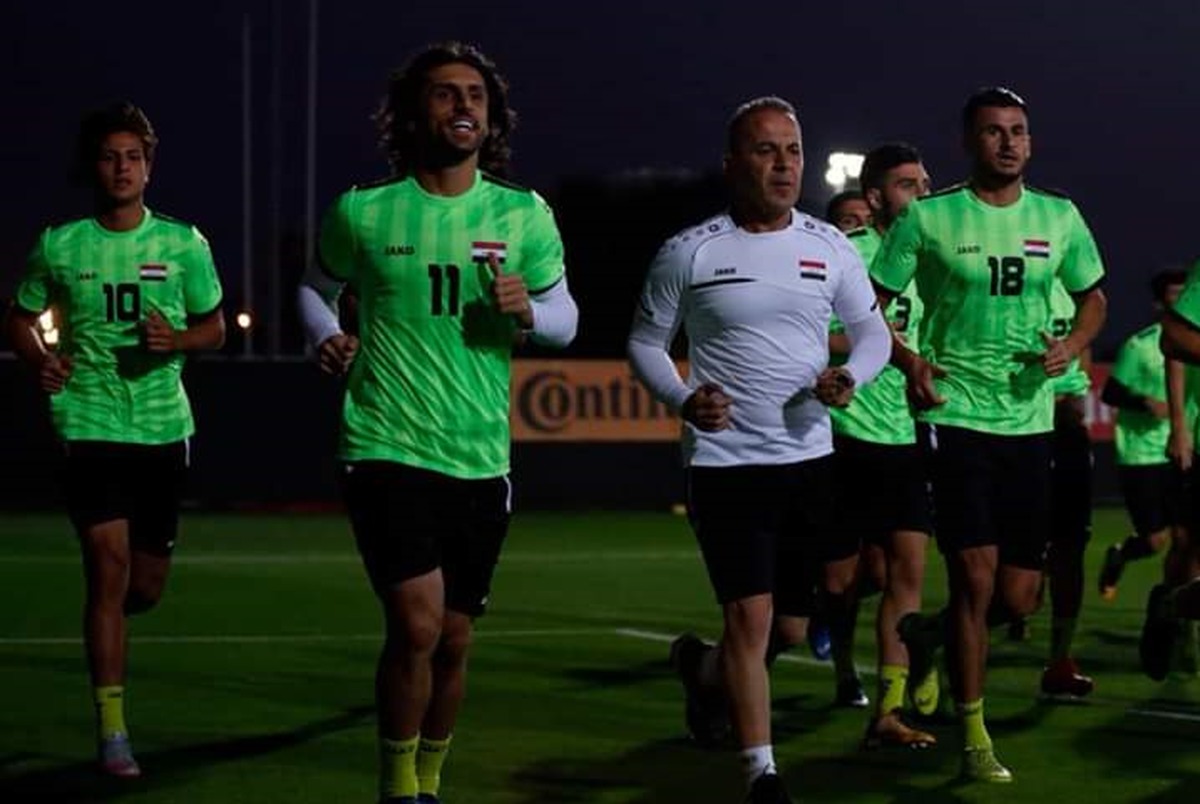اولین تمرین تیم ملی عراق در امارات+تصاویر
