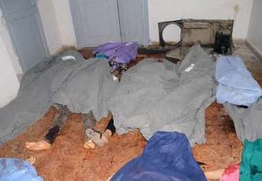 کشف اجساد 21 شهروند حلبی اعدام شده توسط تروریست ها