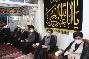 مراسم شهادت امام حسن مجتبی(ع) در بیت آیت الله العظمی فاضل لنکرانی(ره)