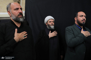 مراسم عزاداری شب شهادت حضرت زهرا (س) در حسینیه امام خمینی(ره)