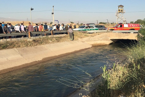 یک نفر براثرسقوط در کانال آب قزوین جان باخت