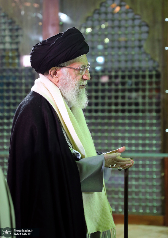 حضور رهبر معظم انقلاب در مرقد مطهر امام خمینی(س) و گلزار شهیدان