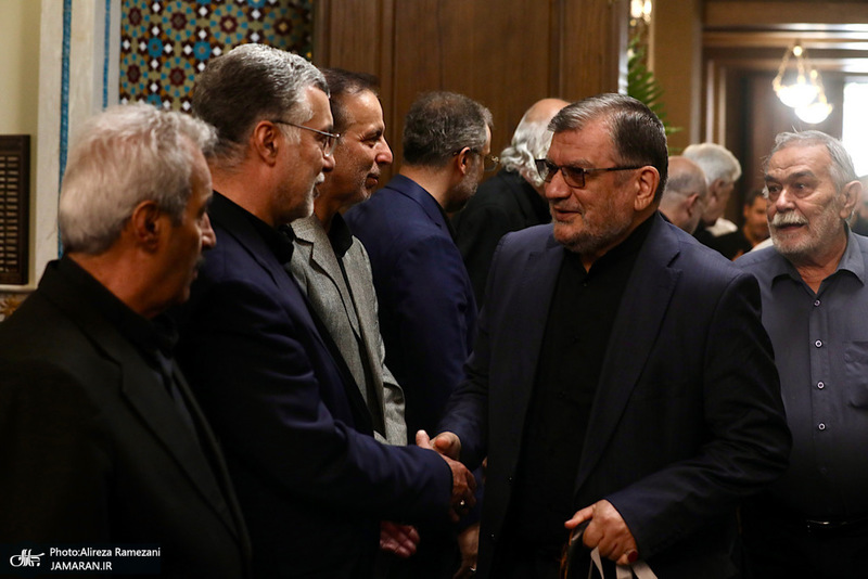 مراسم ختم پدر همسر محمد ظفرقندی