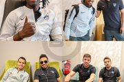 بازیکنان الهلال در راه ابوظبی +عکس
