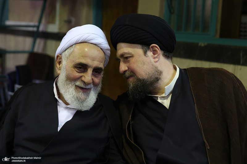 مراسم بزرگداشت آیت الله حسن صانعی (ره) در حسینیه جماران -1