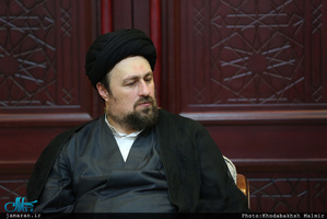 دیدار شهردار و اعضای شورای اسلامی شهر تهران با سید حسن خمینی