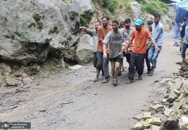 تعداد کشته‌شدگان سیل در جامو و کشمیر به ۳۳ نفر رسید + عکس ها