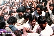 عکسی از استقبال مردم هند از رهبر انقلاب