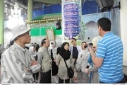 بازدید گروهی گردشگران ژاپنی و مالزیایی از حرم مطهر حضرت امام