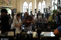 کنفرانس خبری علی لاریجانی دبیر شورای عالی امنیت ملی ایران (10)