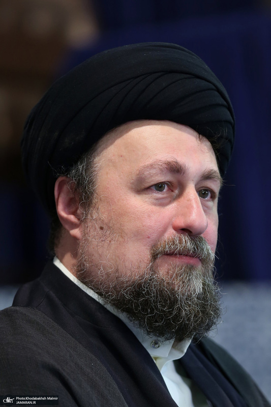 دیدار اعضای جبهه فرهنگی نقلاب اسلامی با سید حسن خمینی