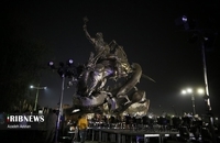 آیین رونمایی از بزرگترین مجسمه اقتباسی ایران (4)