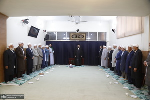 دیدار جمعی از اهالی اهل سنت استان گلستان با سید حسن خمینی