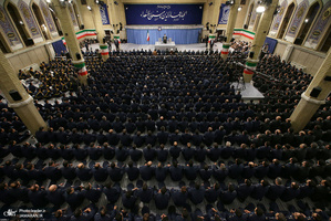 دیدار جمعی از فرماندهان و کارکنان نیروی هوایی ارتش با فرمانده معظم کل قوا