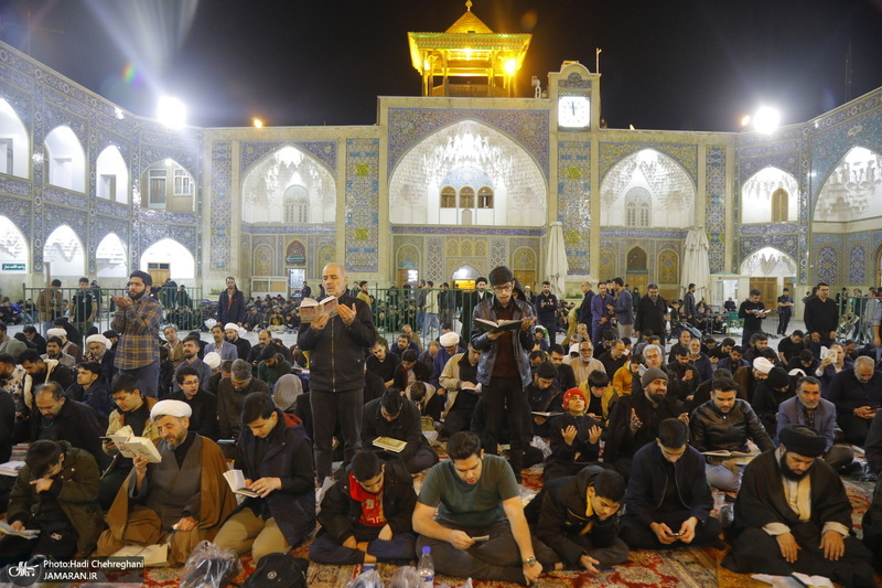 احیای شب نوزدهم ماه مبارک رمضان در حرم مطهر حضرت معصومه (ص)