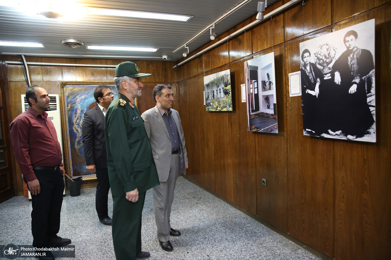 بازدید سردار علی فضلی از نگارستان جماران