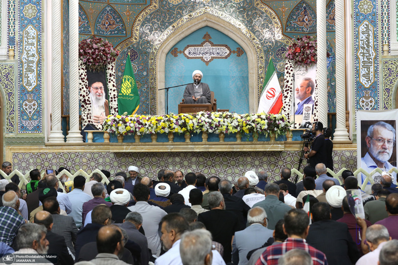 مراسم چهلم شهیدان لاریجانی در حرم مطهر حضرت معصومه (س) -2