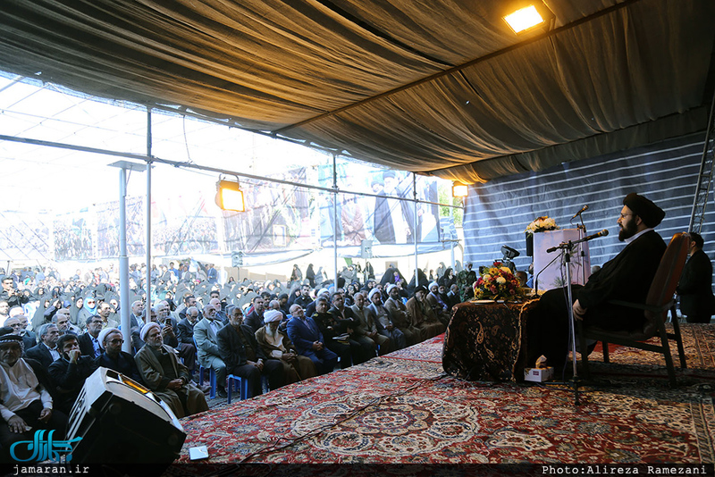 دومین روز سفر سید علی خمینی به استان خوزستان(آبادان و شلمچه)