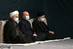 آخرین شب مراسم عزاداری حضرت فاطمه‌زهرا (س) در حسینیه امام خمینی