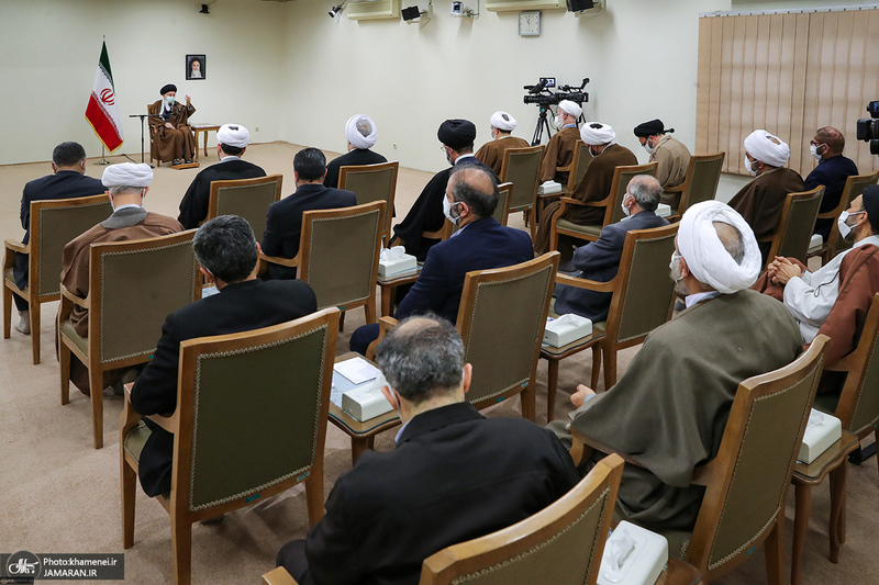 دیدار دست‌اندرکاران همایش بین‌المللی حمزه سیدالشهداء(ع) با رهبر معظم انقلاب