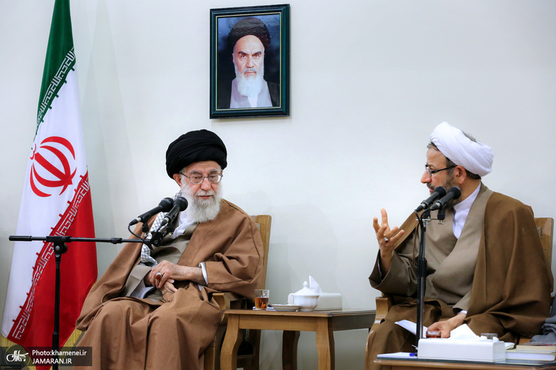 دیدار مسئولان دفتر تبلیغات اسلامی حوزه علمیه قم با رهبر معظم انقلاب اسلامی
