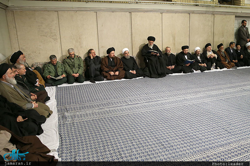 مراسم ترحیم آیت الله هاشمی رفسنجانی در حسینیه امام خمینی(ره)