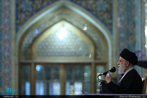 سخنرانی رهبر معظم انقلاب در اجتماع عظیم زائران و مجاوران حرم رضوی