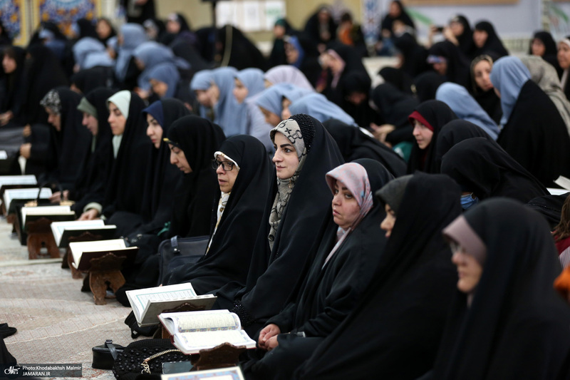 آیین افتتاحیه مرکز فعالیت‌های قرآنی در حرم مطهر حضرت امام خمینی (س)