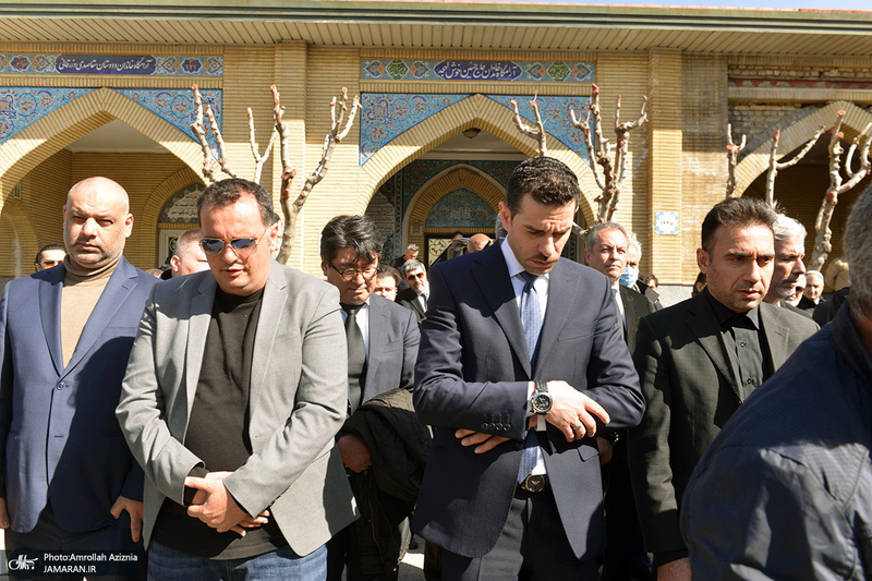 مراسم تشییع و خاکسپاری صلاح زواوی سفیر سابق فلسطین در تهران