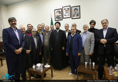 دیدار جمعی از ایثارگران اصلاح طلب بابل با سید حسن خمینی 