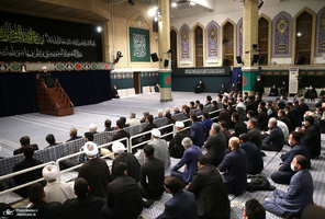 اولین شب مراسم عزاداری حضرت فاطمه‌ زهرا (س) در حسینیه امام خمینی