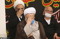 مراسم عزای روز عاشورا در بیت آیت الله العظمی فاضل لنکرانی(ره)