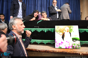 مراسم وداع با پیکر آیت الله هاشمی رفسنجانی در حسینیه جماران