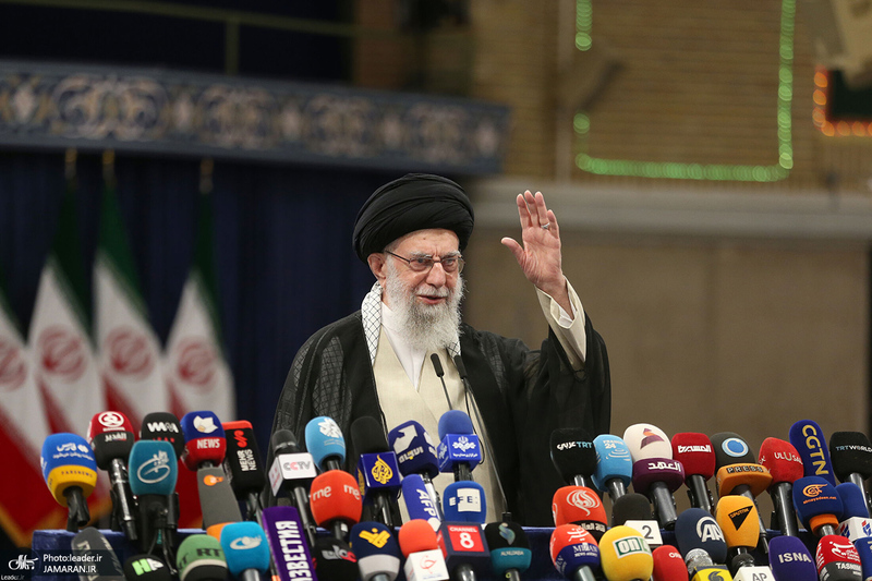 حضور رهبر معظم انقلاب اسلامی در انتخابات ریاست جمهوری چهاردهم