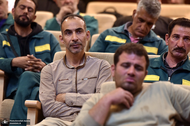 مراسم قدردانی از زحمات کارگران شهرداری حرم امام خمینی (س)