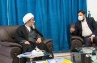 دیدار مدیر نمایندگی موسسه تنظیم و نشر آثار امام خمینی در قم با آیت الله فاضل لنکرانی (8)