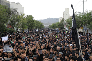 مراسم تشییع پیکر رئیس جمهور شهید در مشهد