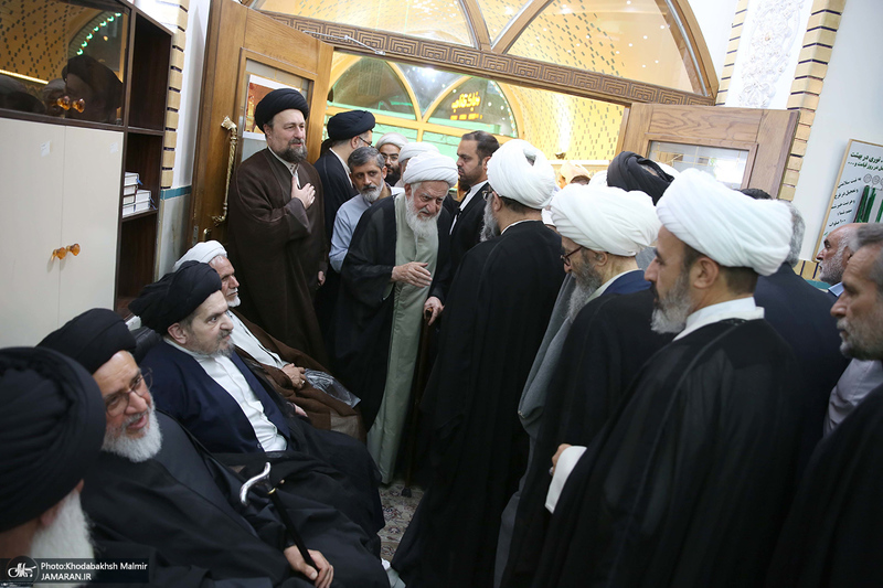 مراسم ختم همسر شهید آیت الله سید مصطفی خمینی (ره) -3