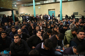 مراسم وداع با پیکر آیت الله هاشمی رفسنجانی(ره) در حسینیه جماران