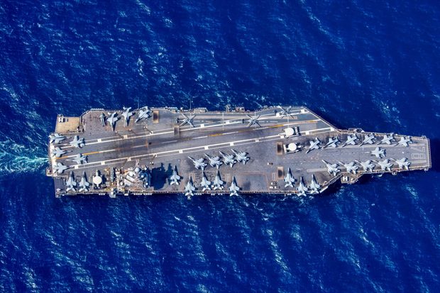 ناو هواپیمابر آمریکا وارد دریای مدیترانه شد/ ماموریت «یو اس‌ اس فورد» چیست؟