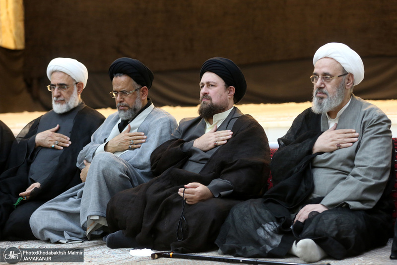 مراسم شب عاشورا در حرم مطهر امام خمینی (س)