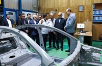 بازدید پزشکیان از خط تولید خودروسازی  (3)